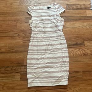 Pink and white Jcrew dress 6